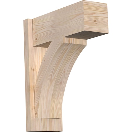 Ekena Millwork Thorton Block Smooth Outlooker, Douglas Fir, 7 1/2"W x 18"D x 22"H OUT08X18X22THR05SDF